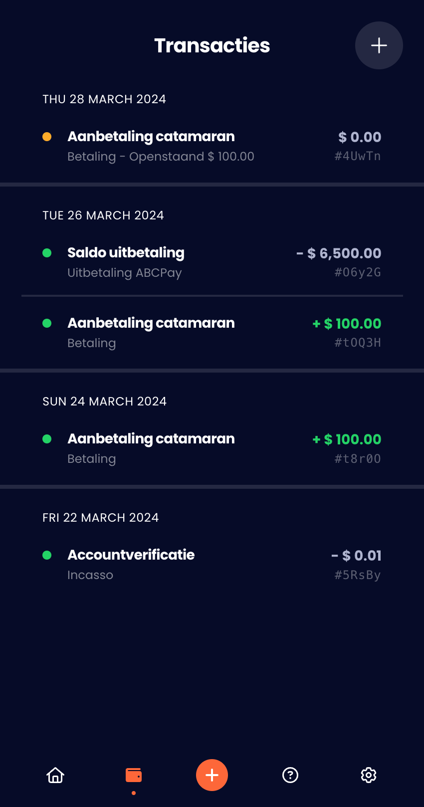 ABCPay app screenshot